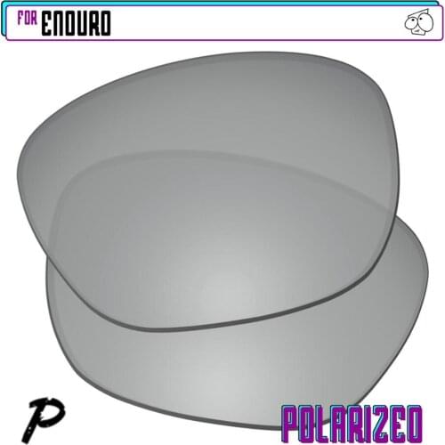 EZReplace Polarized Replacement Lenses for - Oakley Enduro Sunglasses - Silver P