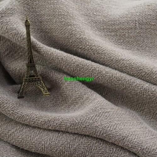 Brand original heavy autumn and winter hemp mechanism clothing fabric