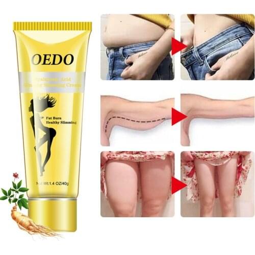 Hyaluronic Acid Ginseng Slimming Cream Reduce Cellulite Lose Weight Burning Fat Health Care Cream Body Skin Whitening Cream