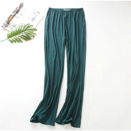 Fashion New Womens Pajamas Pant Spring Summer Autumn Homewear Modal Cotton Loose Female Sleep Trousers Home Clothes