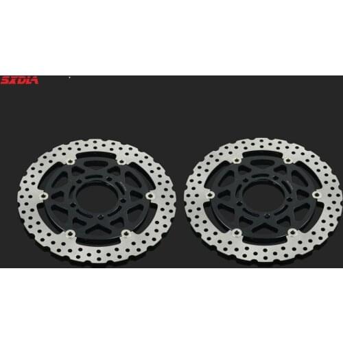 Motorcycle Floating Brake Discs Rotor For KAWASAKI NINJA ZX6RR ZX6R ZX636 ER6F ER6N VERSYS 650 1000 Z750 Z1000 ZX10R ZX-10R