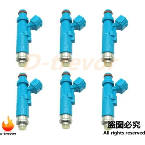 Set of 6 OEM 23250-74200 23209-74200 Fuel Injector for Toyota Caldina ST215 3SGTE 1997-2002 2.0L