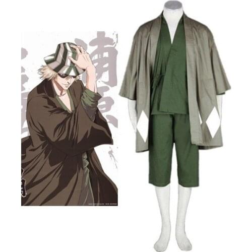 Bleach Urahara Kisuketh Halloween Cosplay Costume E001