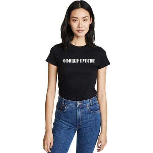 Porzingis New Fashion Womens T-shirt Cotton Tee Shirts Casual Short Sleeve Russian Letter Printing Female T-shirt