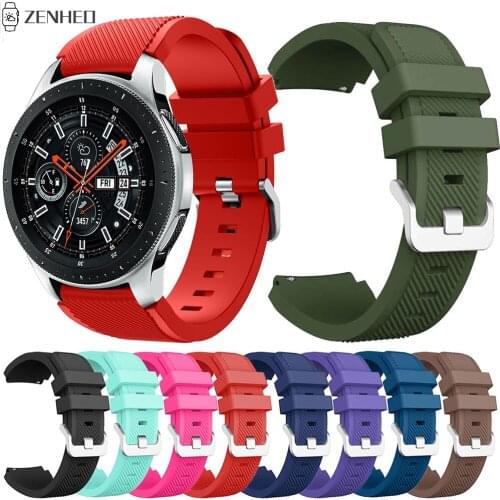 22mm Silicone Strap For Huami Amazfit Stratos 2/2S Watch Band Replacement Watchband for Samsung Gear S3 /Galaxy Watch 46mm