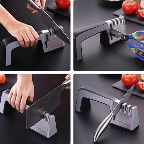 Stainless steel Sharpener Diamond kitchen Tools sharpening knife sharpener for knife scissors stoning with box WF107