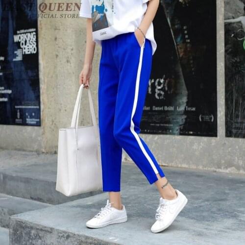 Track pants women harem drawstring joggers women sweat pants female trousers sweatpants streetwear sexy 2019 FF823