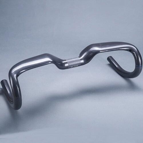 NEW UD Glossy Full Carbon Fiber Bicycle Handlebar 31.8mm Road Bike Handlebar 400/420440mm