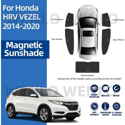 For Honda HRV/VEZEL 2014-2020 Windscreen Car Magnetic SunShade Foldable Front Windshield Windows Sun Visor Block UV Protection