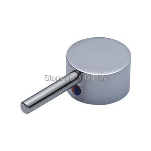 High quality plating zinc alloy material chrome plated 35mm or 40mm cartridge faucet handle faucet accessoroies