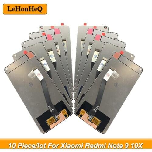 10 Piece/lot Original For Xiaomi Redmi Note 9 Lcd Display Touch Screen Digitizer Assembly For Redmi 10X 4G