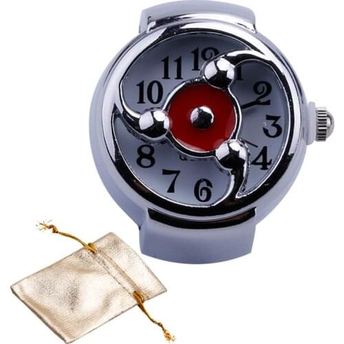 2 PCS Free shipping 2017 Popular Creative Lady Steel Round Elastic Quartz Finger Ring Watches