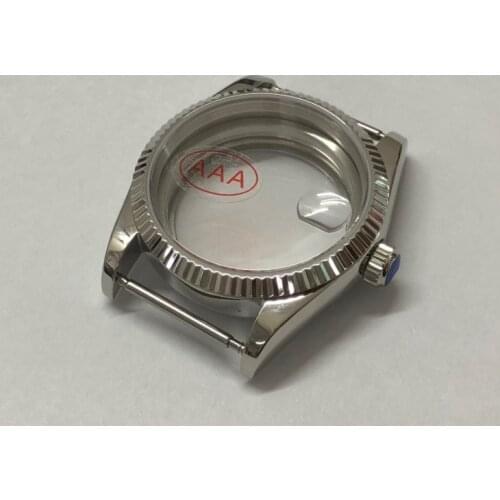 36mm High quality Sapphire crystal 316L Stainless steel watch cases fit ETA2824 2836 8215 Automatic movement bk24-8
