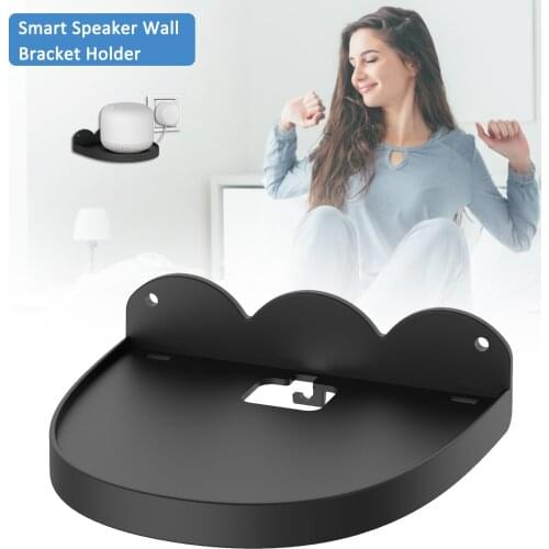Smart Home Automation for Google Home Mini Outlet Stand Wall Mount Wall Shelf for Echo Dot 4