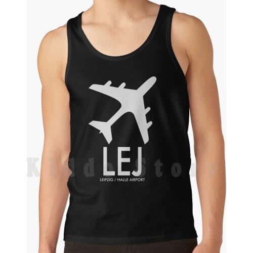 Leipzig / Halle Lej Airport Code Baggage Tag Germany Europe Tank Tops Vest Sleeveless Airport Baggage Tag Luggage