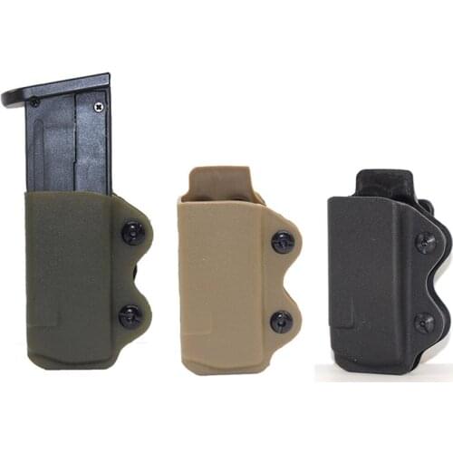 Kydex IWB Single Magazine Holster Case for Glock 17 19 26/23/27/31/32/33 M9 Airsoft Gun Pistol Mag Pouch Hunting Concealed Carry