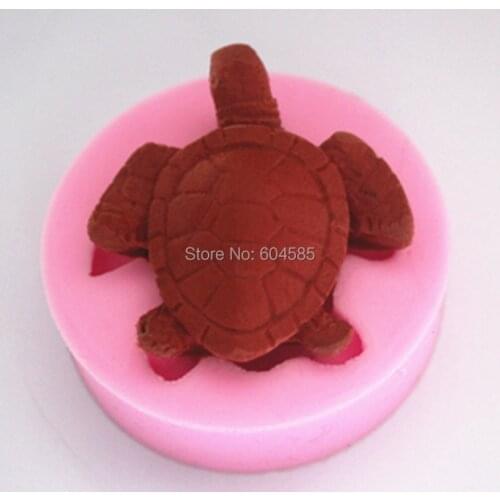 Tortoise DIY chocolate silicone fondant cake molds soap chocolate mould for the kitchen baking FM162