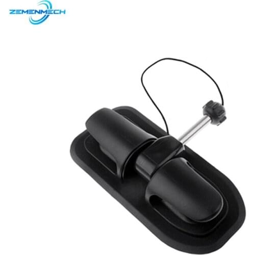 Black PVC Oar Lock Patch Anchor Holder Replacement for Rowing Inflatable Boat Kayak Raft Dinghy Tie Off Patch Wheel Accessories