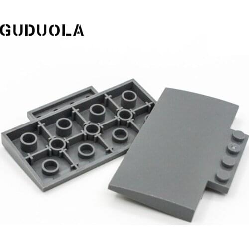 Guduola Slope 5x8x0.66 Curved (15625) MOC Brick Building Block DIY Educational Toys Parts 5pcs/LOT