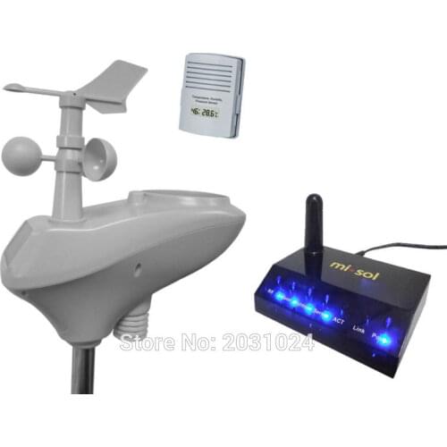 IP OBSERVER Solar Powered Wireless Internet Remote Monitoring Weather Station