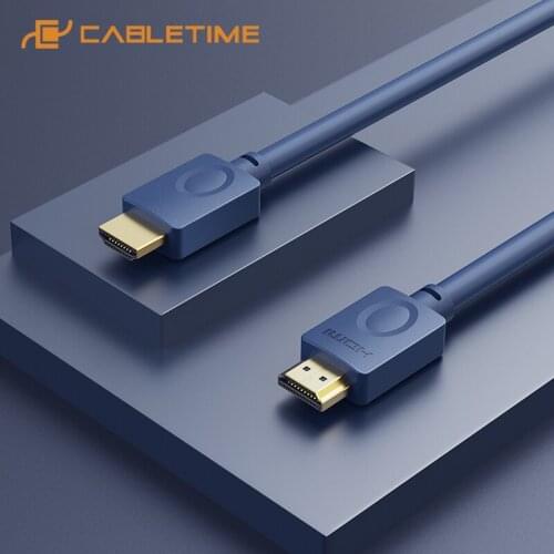 CABLETIME HDMI cable 4k 2.0 60Hz UHD for Office Home CL3 HDMI to HDMI Cable for Xiaomi Projector Nintend Switch PS4 TV C120