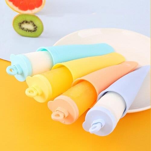 8PC Summer Popsicle Maker Lolly Mould Ice Square Tray DIY freeze Ice Cream Mold with Lids Kids Favorite