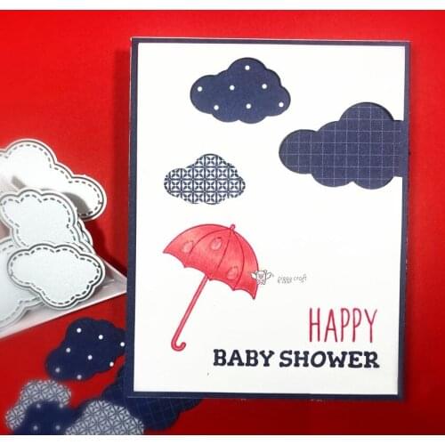 Mmao Crafts Metal Steel Cutting Dies New Cloud decoration Stencil For DIY Scrapbooking Paper/photo Cards Embossing Dies