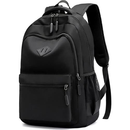 Solid Color Backpack Fashion Men Women Backpack High Capacity Schoolbags For Teenager Girls Boys Male Shoulder Bags