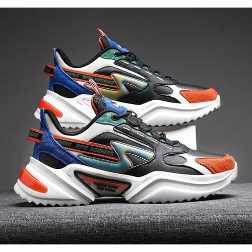 Men Casual Sneakers Spring Comfortable Sole Sports Shoes Trainers Male Outdoor Running Shoes Lace-Up Walking Athletic Footwear
