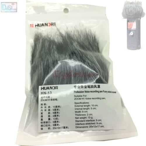 Professional Outdoor Dusty MIC Furry Cover Windscreen Windshield Muff For ZOOM H1 Deadcat Wind Shield Microphone