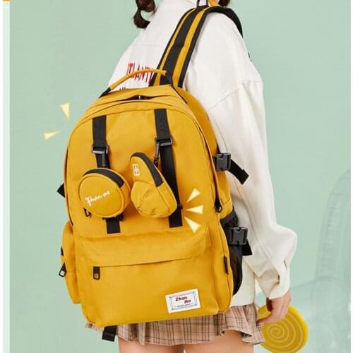 2020 New Stylish Women Backpack High Quality Waterproof Multi Pocket School bags Bag For girls Teenage Mochila Feminina