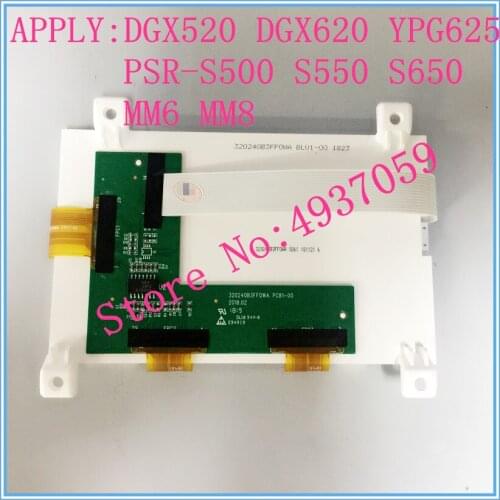 Suitable for YAMAHA DGX520 DGX620 YPG625 DGX630 DGX640 PSR s500 s550 s650 mm6 mm8 LCD display module 100% high quality