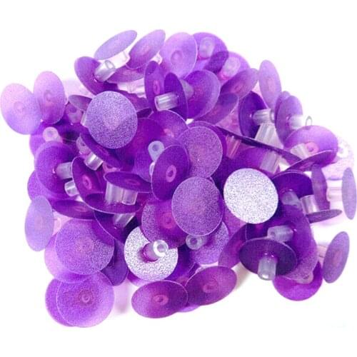 Dental Finishing Polishing Discs Polisher Purple Color--Shaping 12/14mm