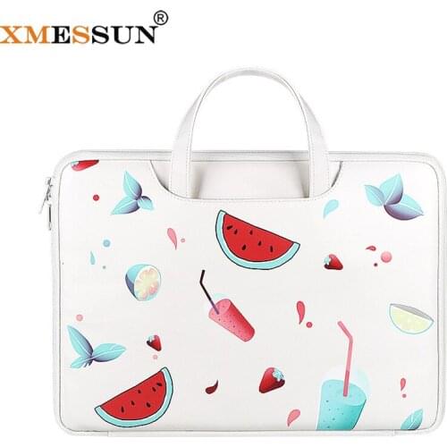 XMESSUN Printed Briefcase 2021 Canvas Laptop Handbag Fashion New Notebook Ipad Case Business Macbook Pro Laptop Bag XMS273