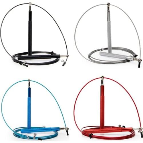 Aluminium Speed Jump Rope Crossfit Fitness Training Professional 3M Adjustable Stainless Steel Wire Home Gym Skipping Ropes