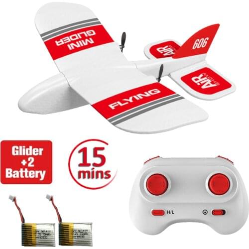 KF606 RC Airplane Flying Aircraft EPP Foam Glider Toy Airplane Rc 2.4Ghz 15 Minutes Fligt Time Foam Plane Toys For Kids Gifts