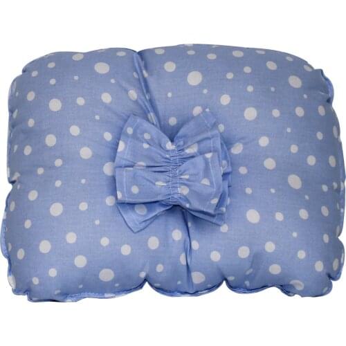 Blue White Polka Dot Nursing Pillow