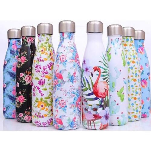 Thermos Water Bottle Vacuum Cup Stainless Steel Insulated Coffee Thermos Sport Thermo Bottle 500ml Drink Bottle