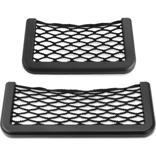 Universal Black Car Net Bag Phone Holder for bmw f20 e36 nissan qashqai j11 audi a6 c6 peugeot 3008 508 vw polo toyota corolla