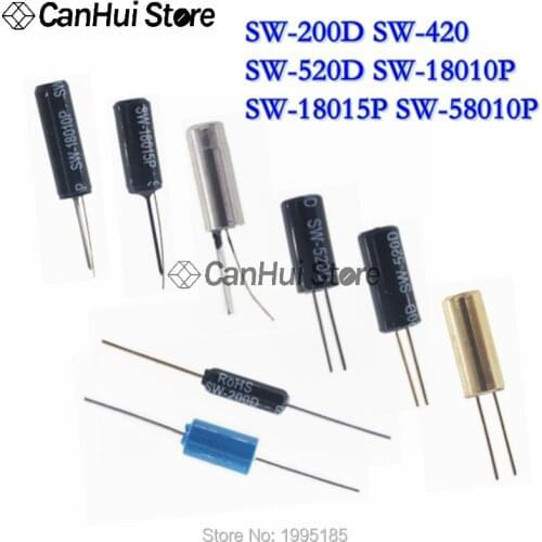 10PCS SW-200D SW-420 SW-520D SW-18010P SW-18015P SW-58010P Highly Vibration Ball Tilt Double bead Angle Spring Sensor Switches