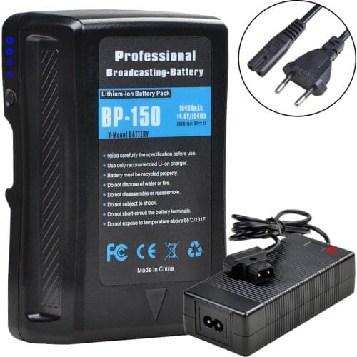 14.8V BP-95 BP-150 V-Mount Battery V-Lock Akku for Sony Camera Camcorder Broadcast BP Battery LED Photography Light