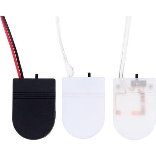 5PCS CR2032 Button Coin Cell Battery Socket Holder Case Cover ON-OFF Switch