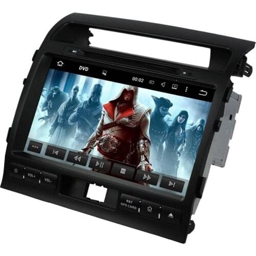 4gb+64gb DSP PX6 2 din 9" Android 10 Car Radio DVD GPS for Toyota Land Cruiser 2008-2012 Bluetooth WIFI Easy Connect