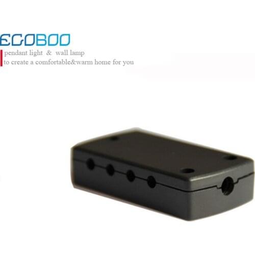 Black real led connector for low voltage kitchen cabinet strip light conector splitter working with puck lights