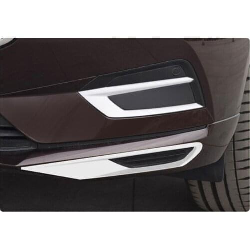 For Volvo XC60 2018 2019 2020 ABS Chrome Car Front Reflector Fog Light Lamp Cover Sticker Case Decoration Trim Accessories