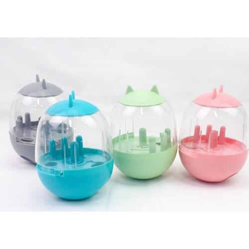 Pet Dog Leaking Food Ball Toy Slow Food Snack Dispenser Educational Tumbler Interactive Supplies For Pets Playing Eating