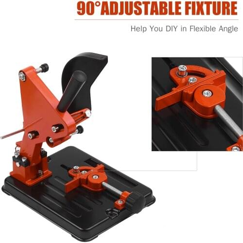 Angle Grinder Stand Angle Grinder Bracket Holder Support For 100-125 Cutter Angle Grinder Cast Iron Base Power Tool Accessory