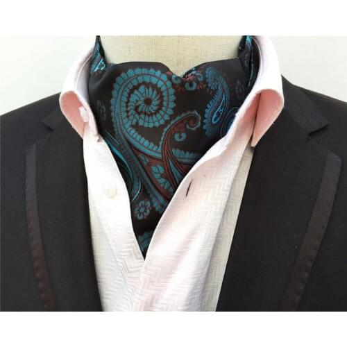 Hot Sale Men Ascot Bridegroom Wedding Party Neckerchief Cravat