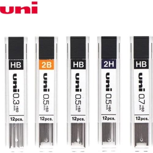 1pcs Japan UNI Automatic Pencil Lead UL-1405 Writing Supplies Office Supplies Stationery 0.5/0.7mm HB/2B/2H Activity Lead Refill
