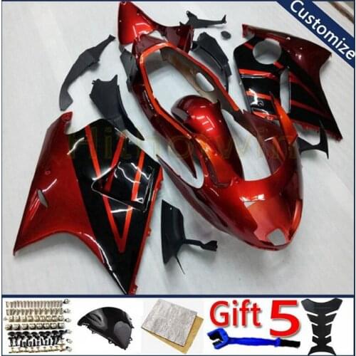 ABS motor panels kit For CBR1100XX 1997 1998 1999 2000 2001 2002 2003 CBR 1100XX motorcycle fairing Injection mold red black